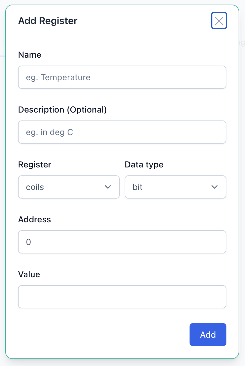 Adding a register